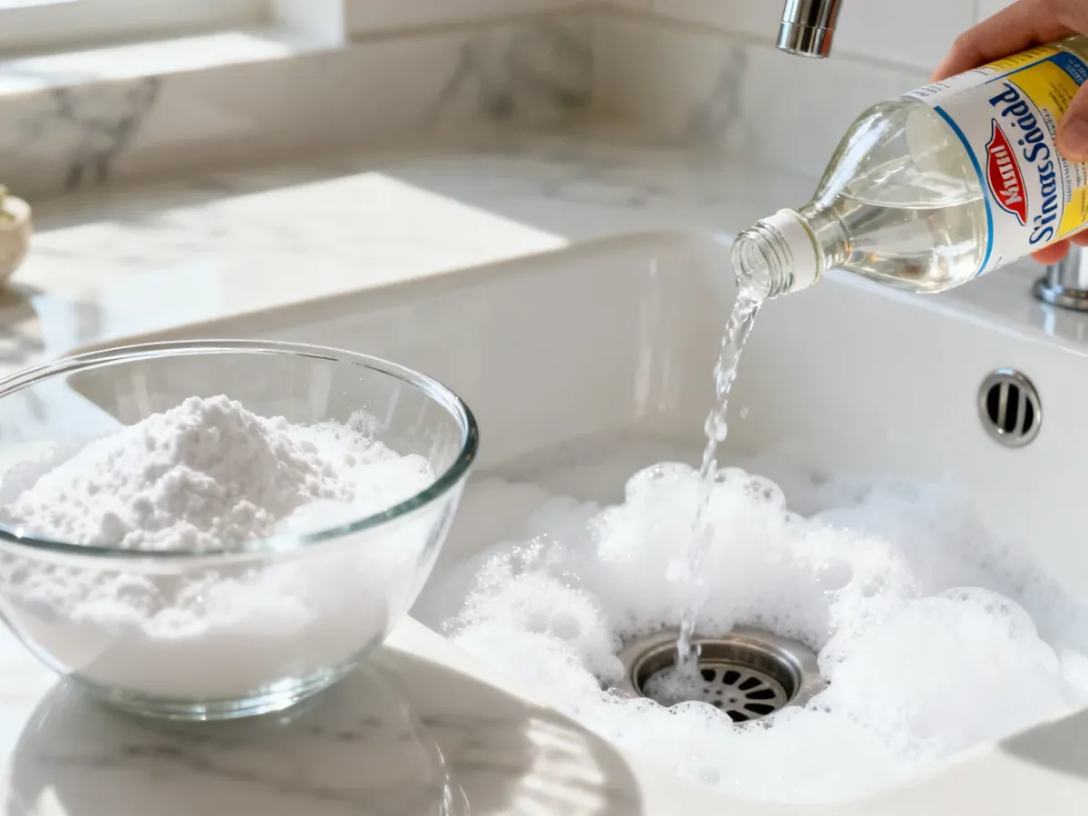 Soda i ocet do zlewu – jak skutecznie udrożnić rury?